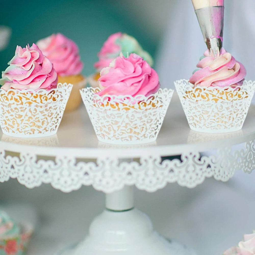 200x Cupcake Wrappers Wedding Party Decor for Baking Muffin Trays