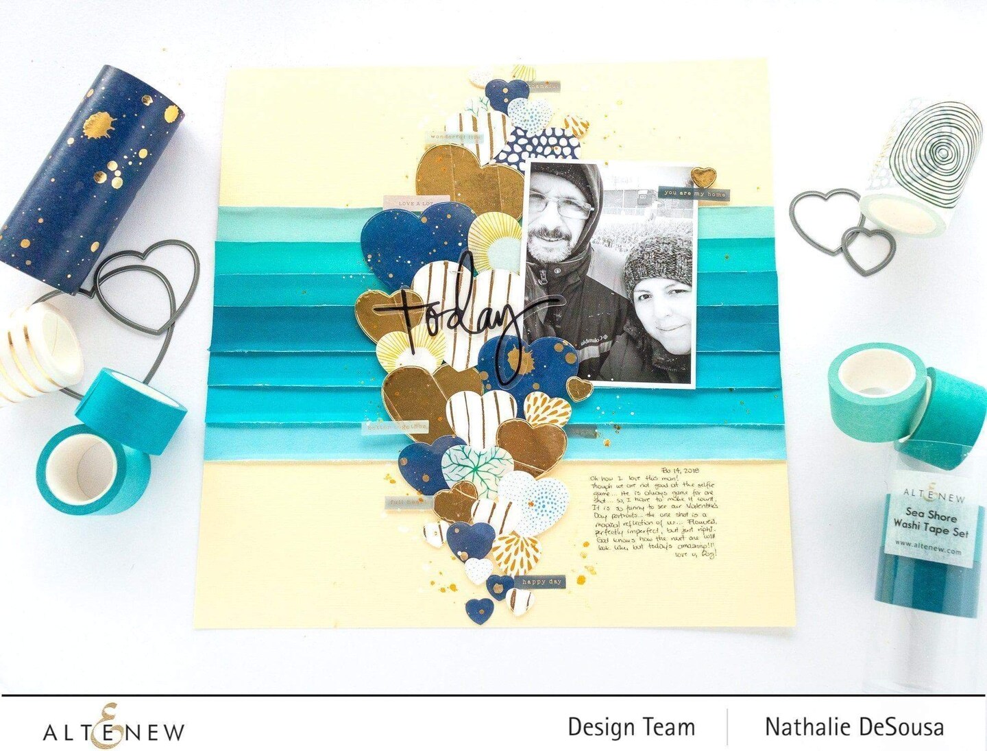 Retired - Gold Foil 1 inch Washi Tape
