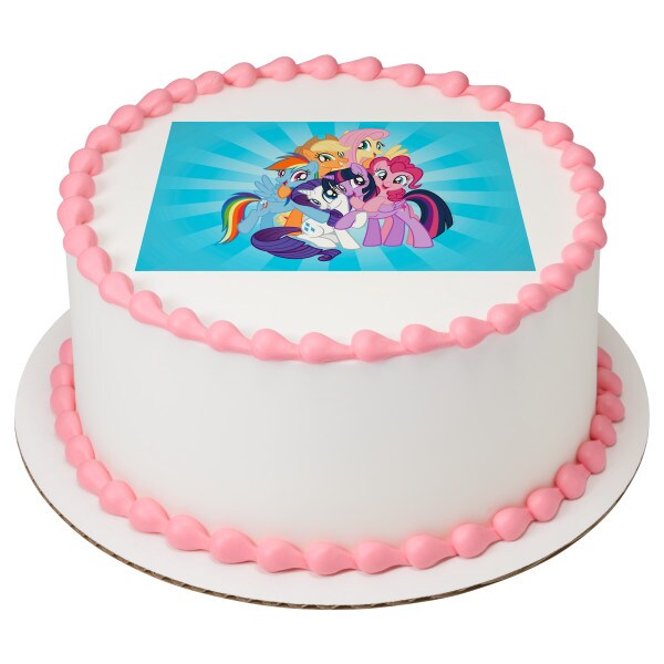My Little Pony&#x2122; Edible Cake Topper Image - 1/4 Sheet