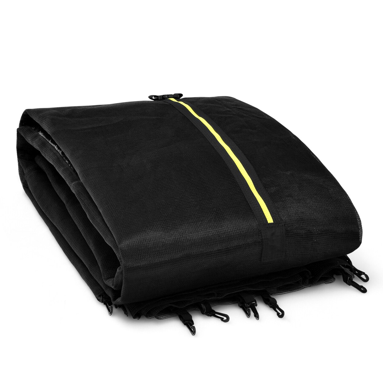 12/14/16Ft Replacement Trampoline Safety Enclosure Net W/ Zipper And Buckles