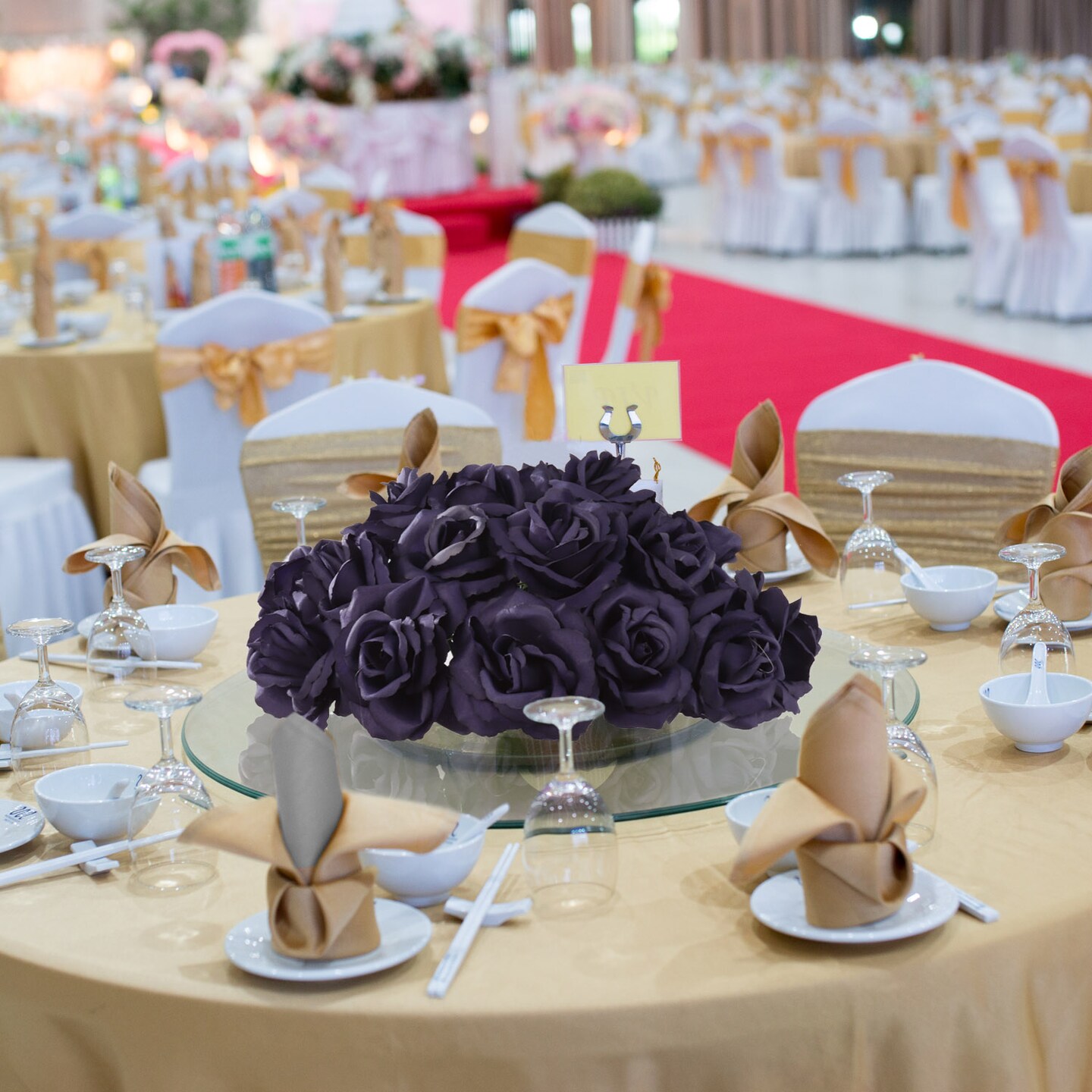 50-Pack: Navy Blue Rose Picks, 8" Stems, 3" Wide, Floral Home by Artificial Flowers