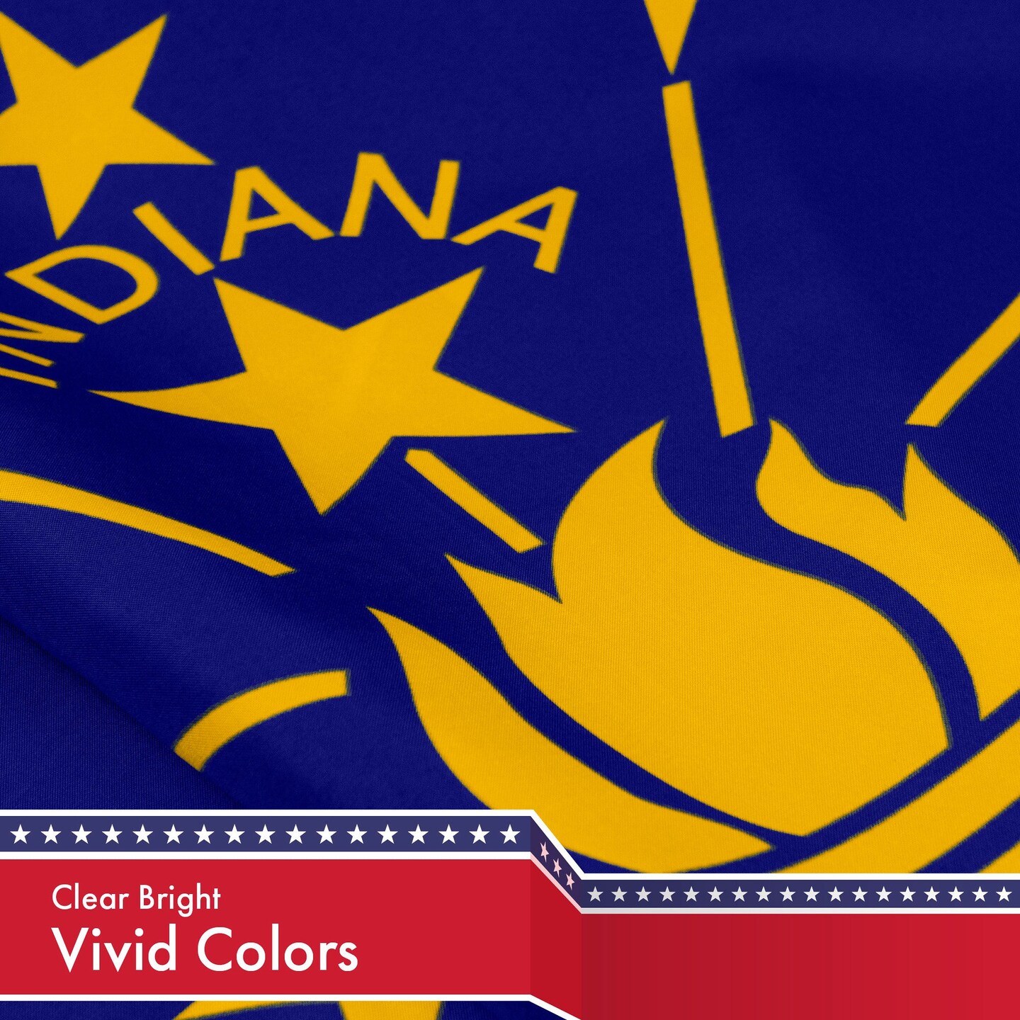 Indiana IN State Flag 3x5 Ft 3-Pack 150D Printed Polyester By G128