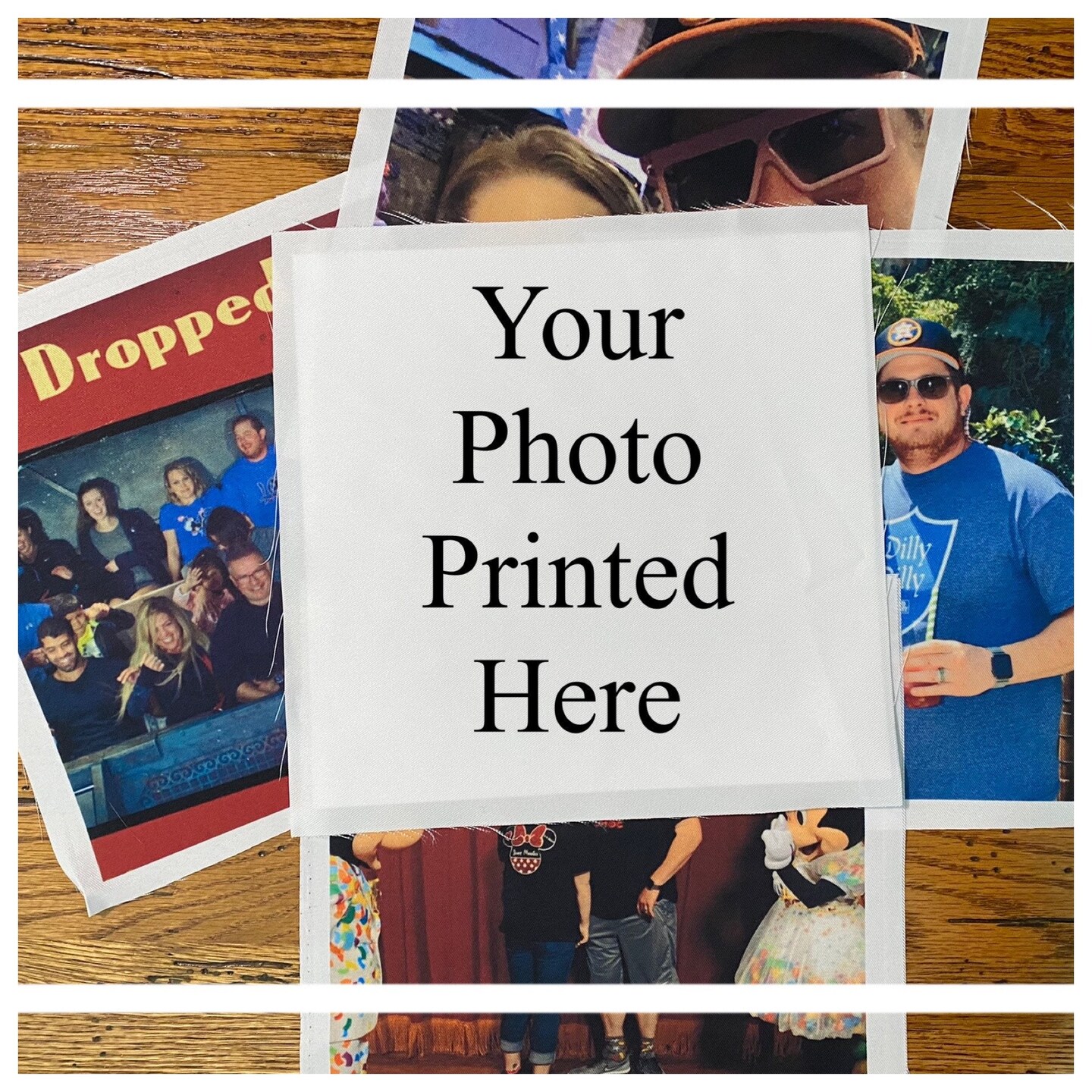 Memory Quilt Blocks, Your Photos on Fabric, unique photo gift, picture quilts, print your pictures on fabric for memories and crafts