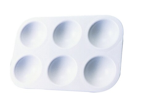 Pro Art Palette Tray Retangle Plastic - 6 Well - Craft Warehouse