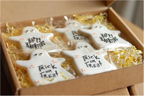 Small Halloween Sayings Cookie Stencils | C574 by Designer Stencils | Cookie Decorating Tools |