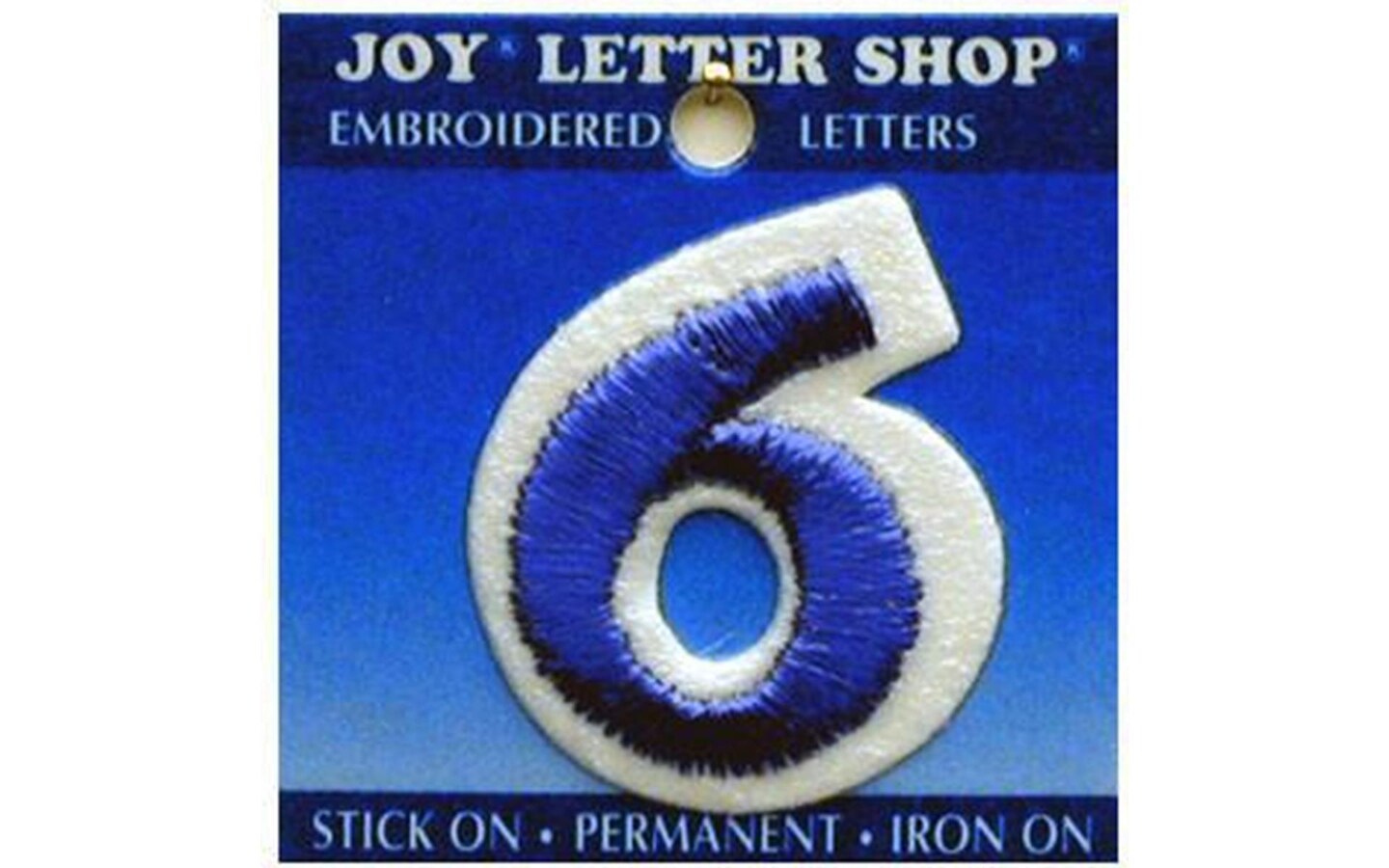 Joy Applique Letter Iron On Cooper 1.5" Blue 6 Michaels