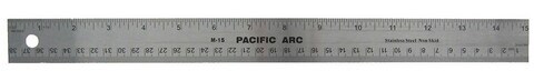 STAINLESS STEEL CORKBACK RULER INCH / METRIC 15 INCH | Michaels
