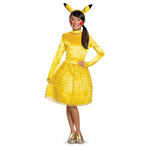 Pokemon Pikachu Classic Girl&#x27;s Costume Dress - Large