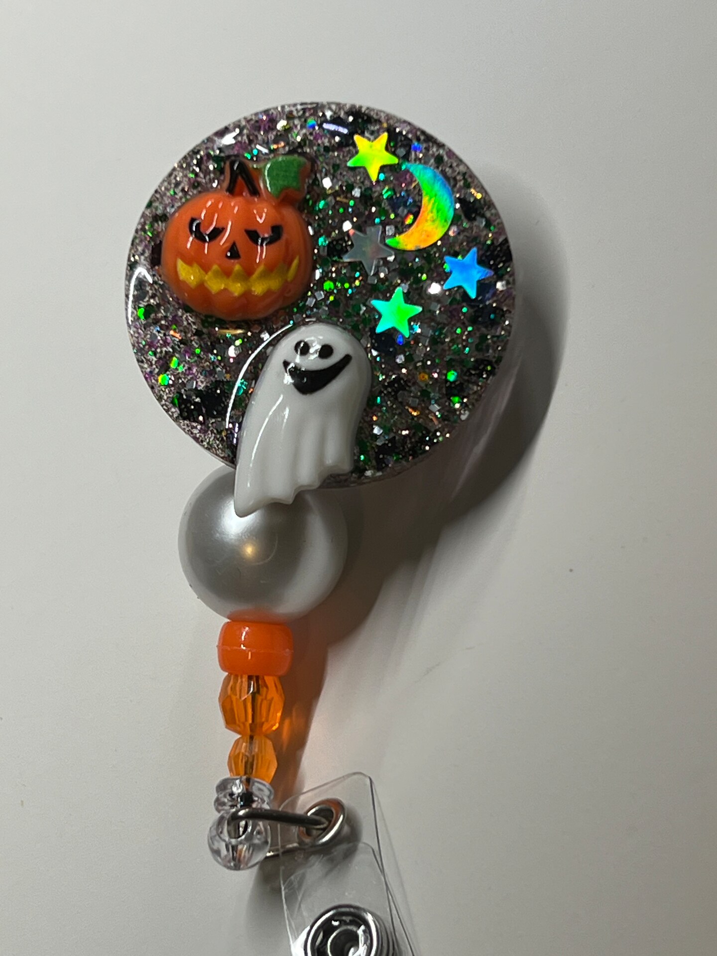 Halloween Ghost Rainbow - It's Spooky Season Badge Retractable Reel |  MakerPlace by Michaels
