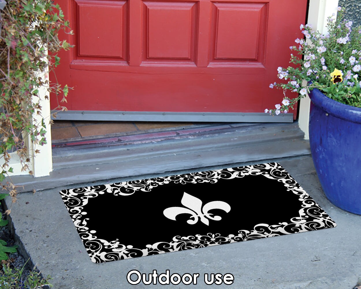 Fleur De Lis Door Mat (18 x 30&#x22;)