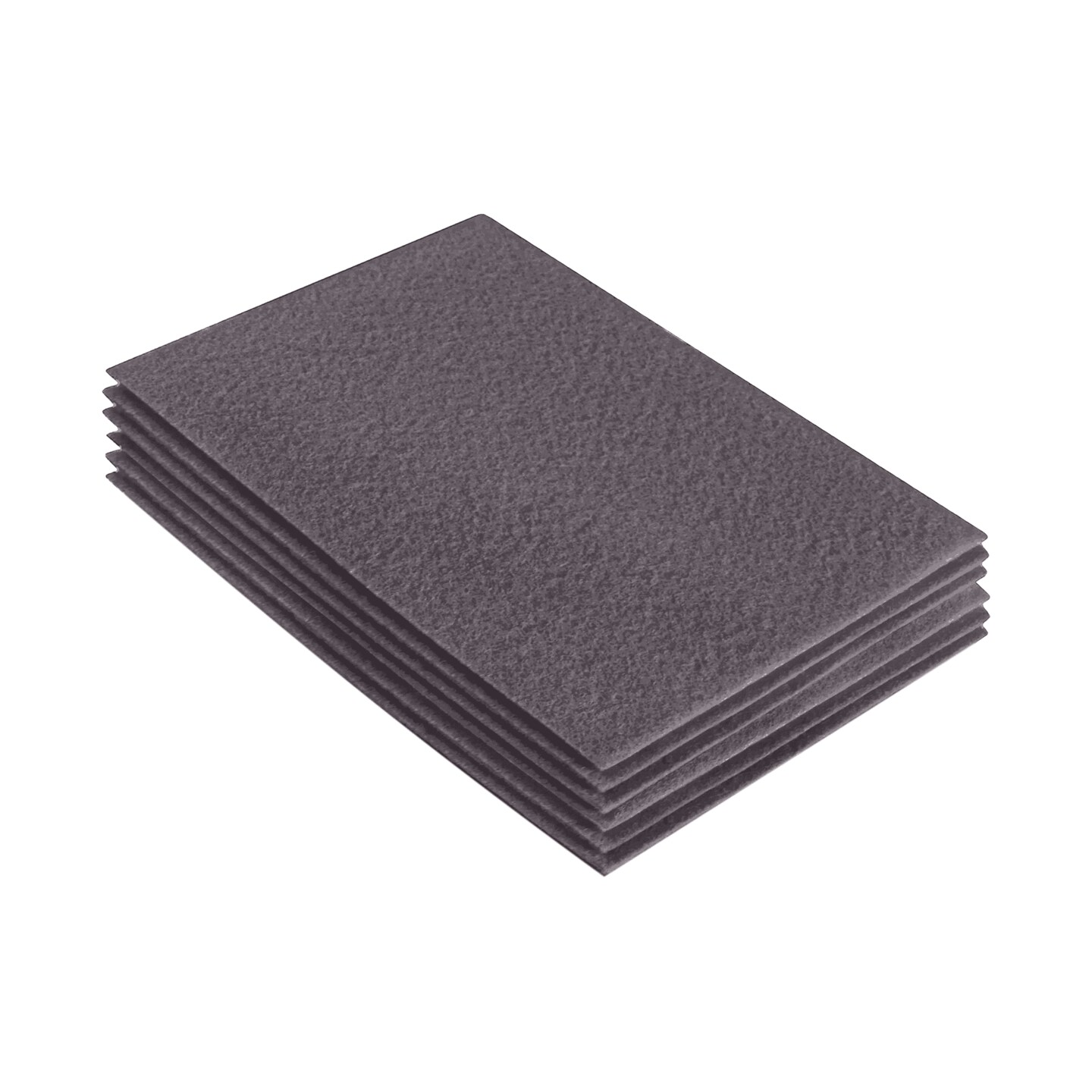 FabricLA Acrylic Felt Sheets for Crafts - Precut 9&#x22; X 12&#x22; Inches (20 cm X 30 cm) Felt Squares - Use Felt Fabric Craft Sheets for DIY, Costume, and Decoration | Platinum Grey - 6 Pieces
