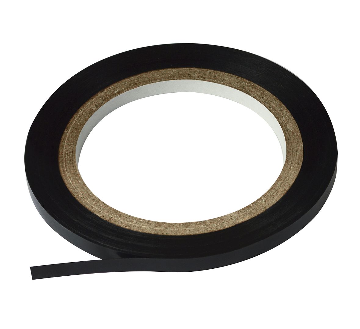 COSCO Art Graphic and Craft Tape Roll, Self-Adhesive, Gloss Black, 1/8" wide x 324" length