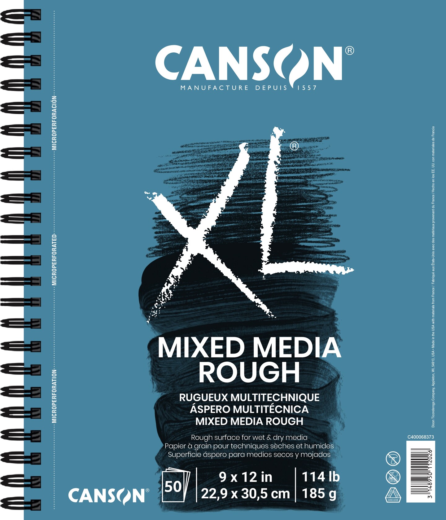 Canson 9 x 12 XL Rough Mix Media Pad