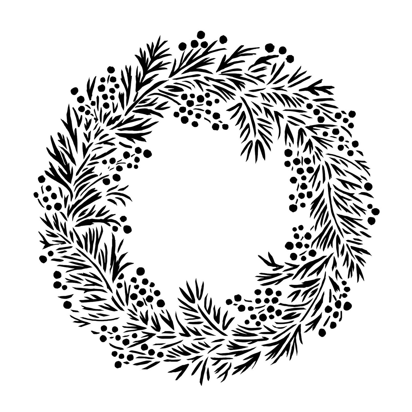 holiday-wreath-embossing-12-x-12-stencil-fs122-by-designer-stencils