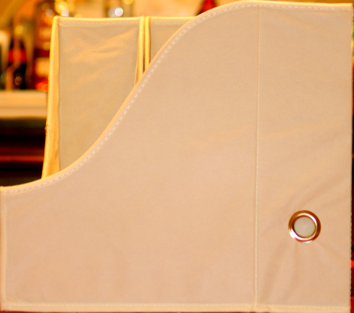 Neaterize Cloth Magazine Holder 4 Pack-Beige