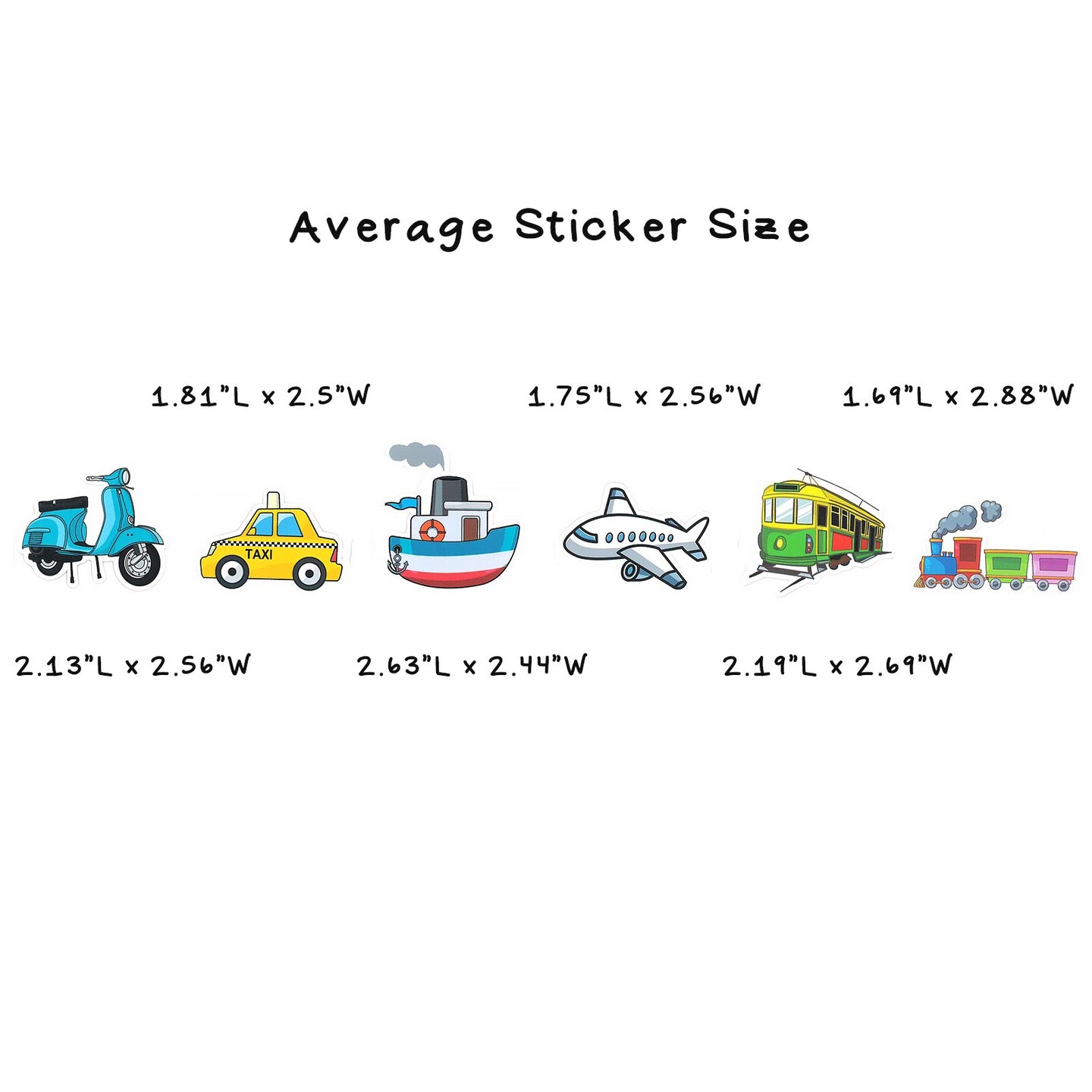 Wrapables Waterproof Vinyl Stickers for Water Bottles, Laptop, Phones, Skateboards, Decals for Teens, 100pcs