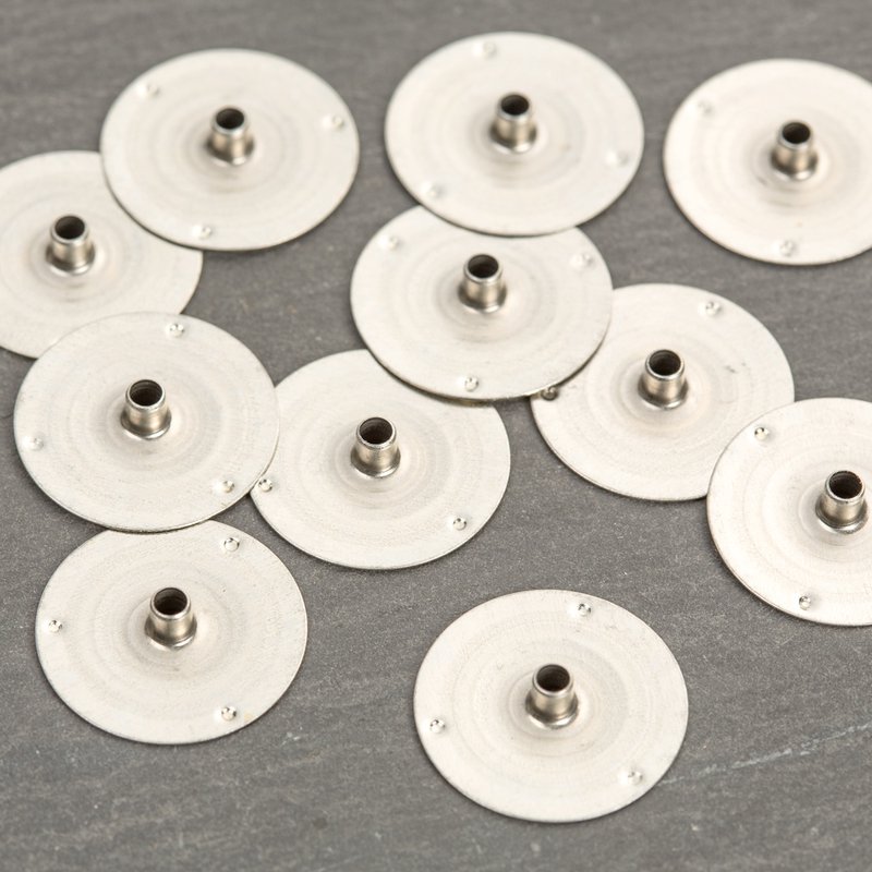 Round Wick Tabs for Candlemaking (Pack of 12)