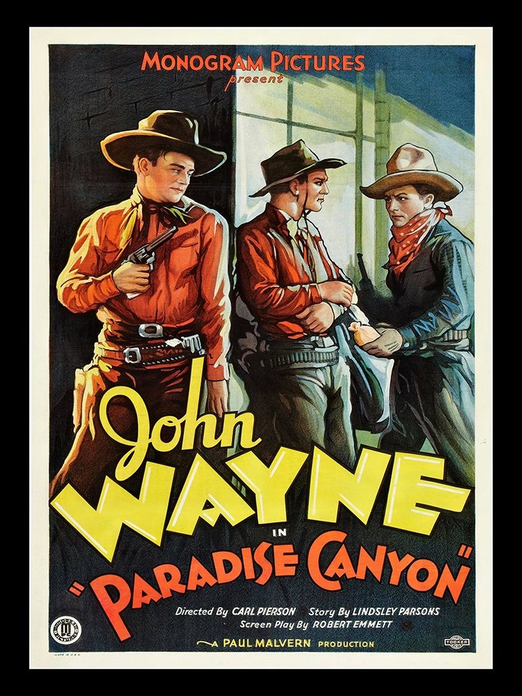 John Wayne Paradise Canyon Poster Print by Anonymous Anonymous # VM113646