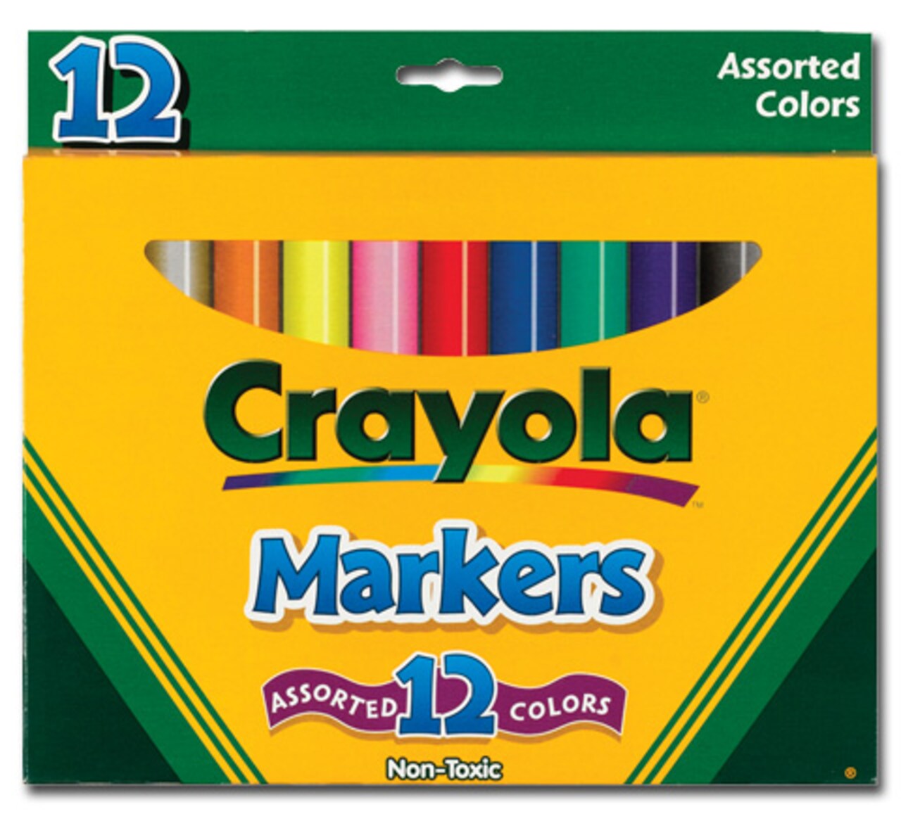 CRAYOLA MARKERS CLASSIC BROAD 12 COLORS | Michaels