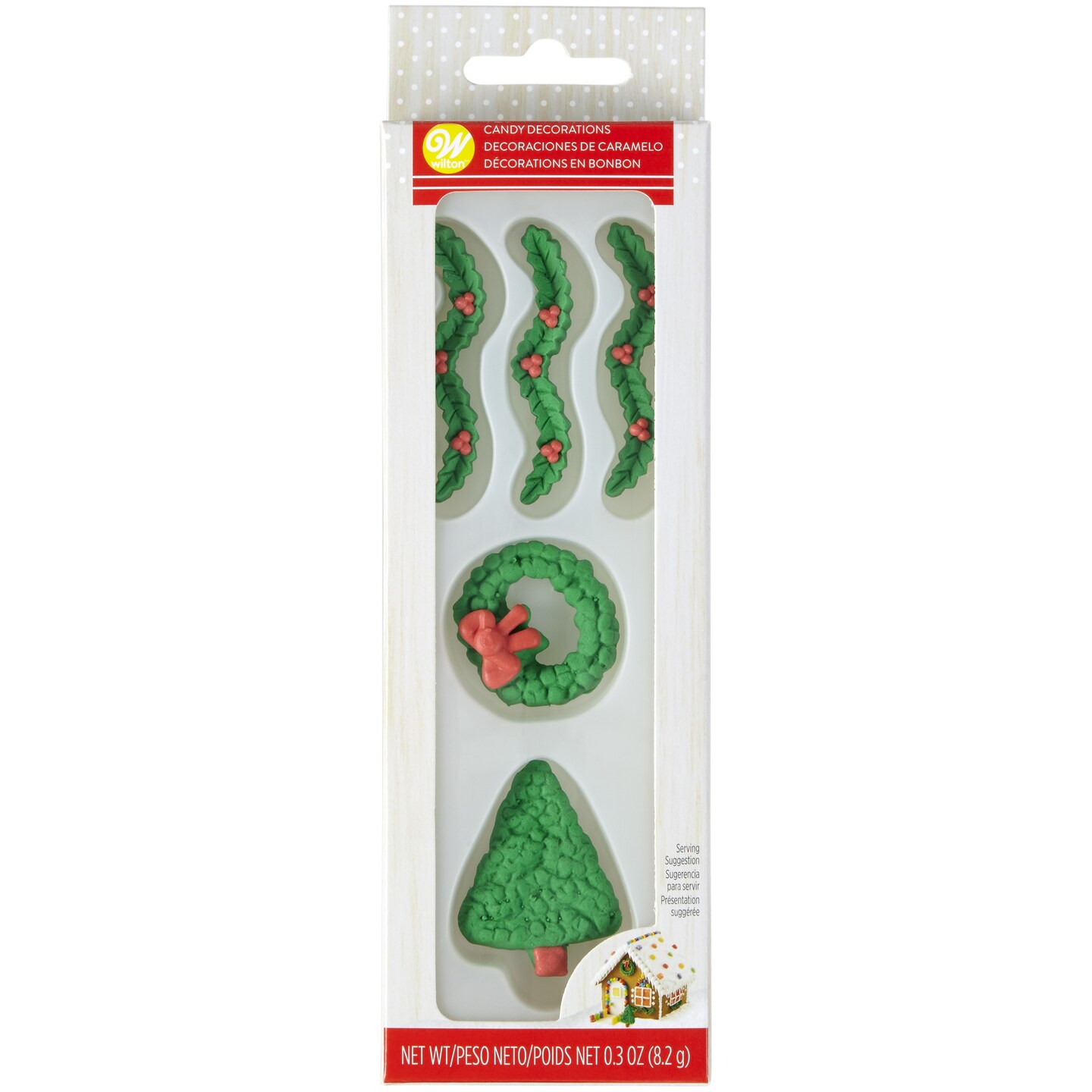 Candy Decorations 5/Pkg-Tree &#x26; Wreath