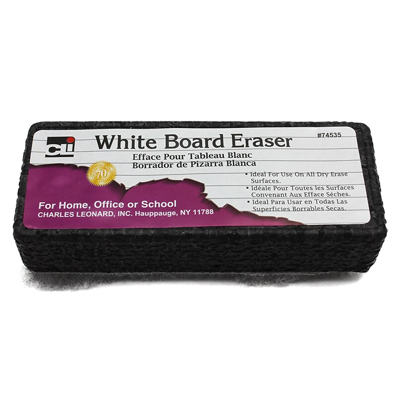 Eraser, Whiteboard, Felt/Foam, Gray And Black, 1 Eraser Michaels