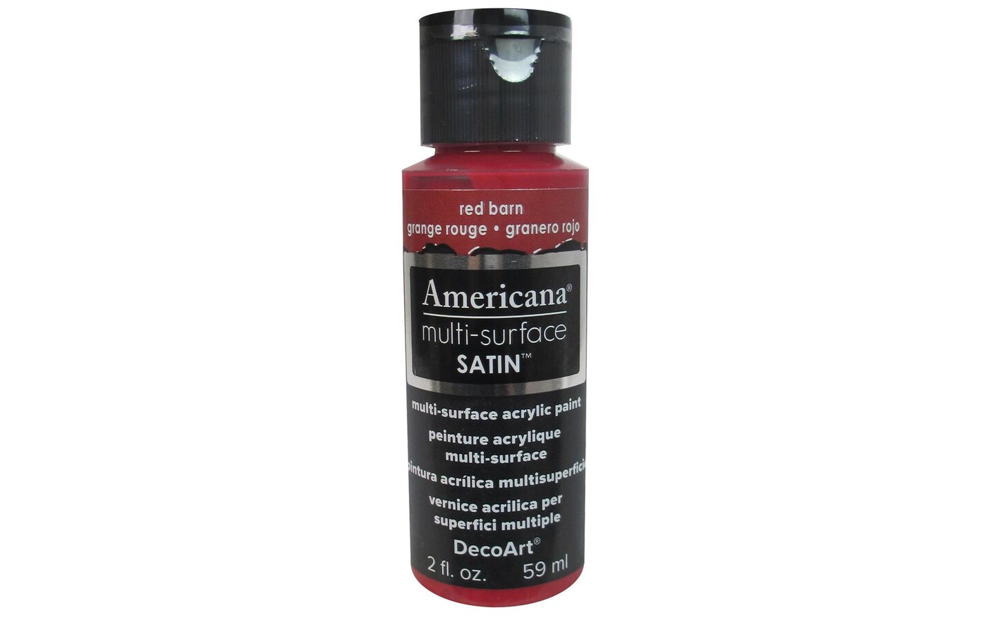 Decoart Americana Multi Surf Acr 2oz Satin RedBarn