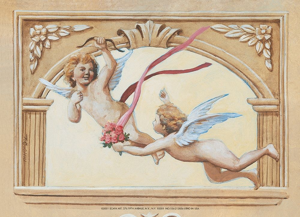 Cherub Fresco Poster Print by Unknown Unknown # 21386