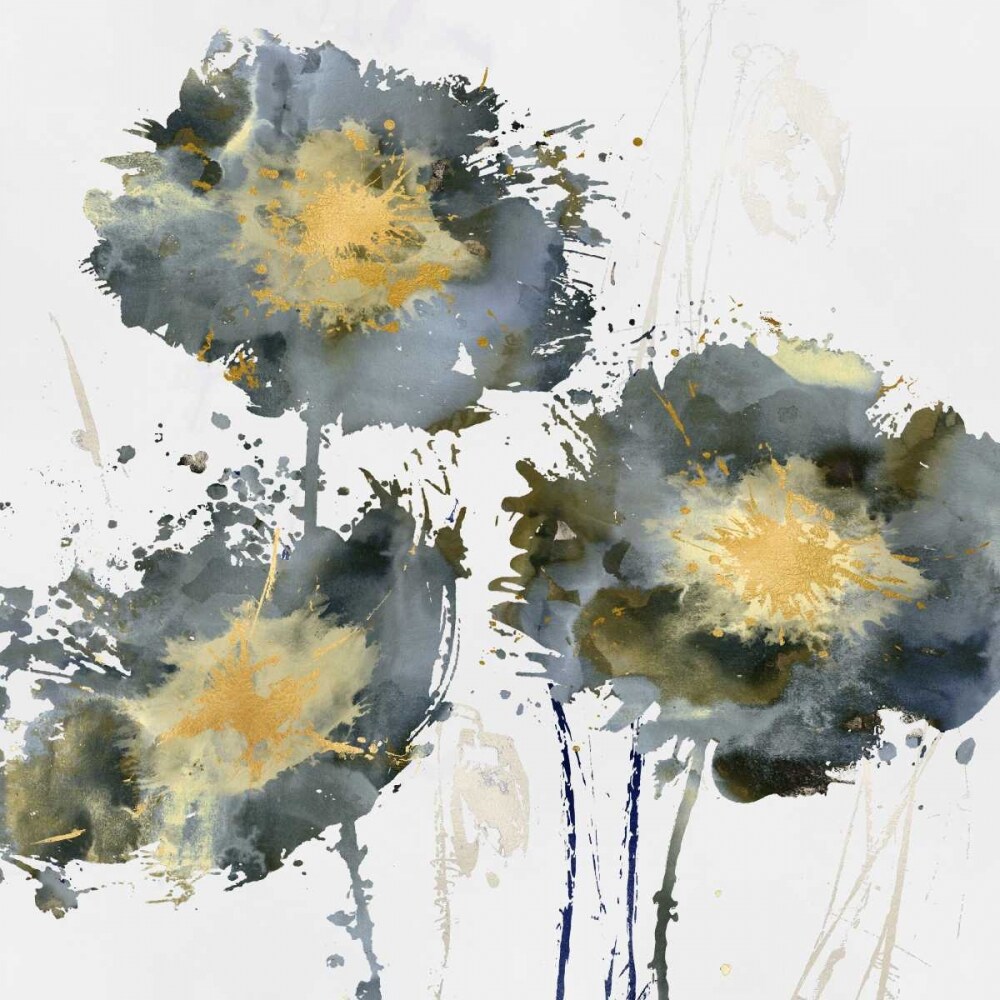 Flower Burst Trio Poster Print by Vanessa Austin # VAU113304
