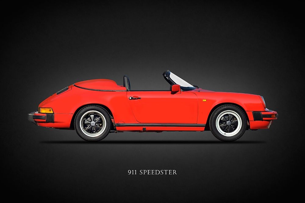 Porsche 911 Speedster 1989 Poster Print by Mark Rogan # RGN115696