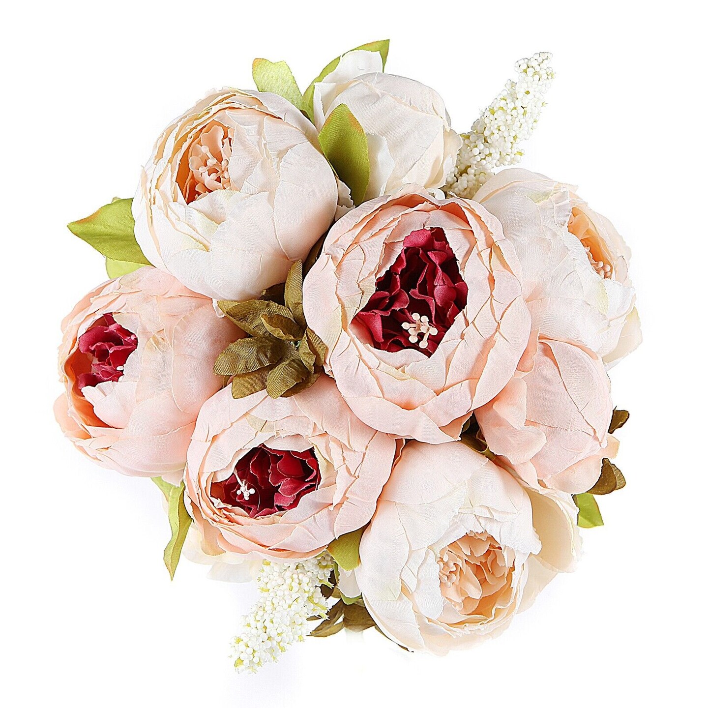 Artificial Peony Silk Flowers Arrangement for Wedding Bouquet
