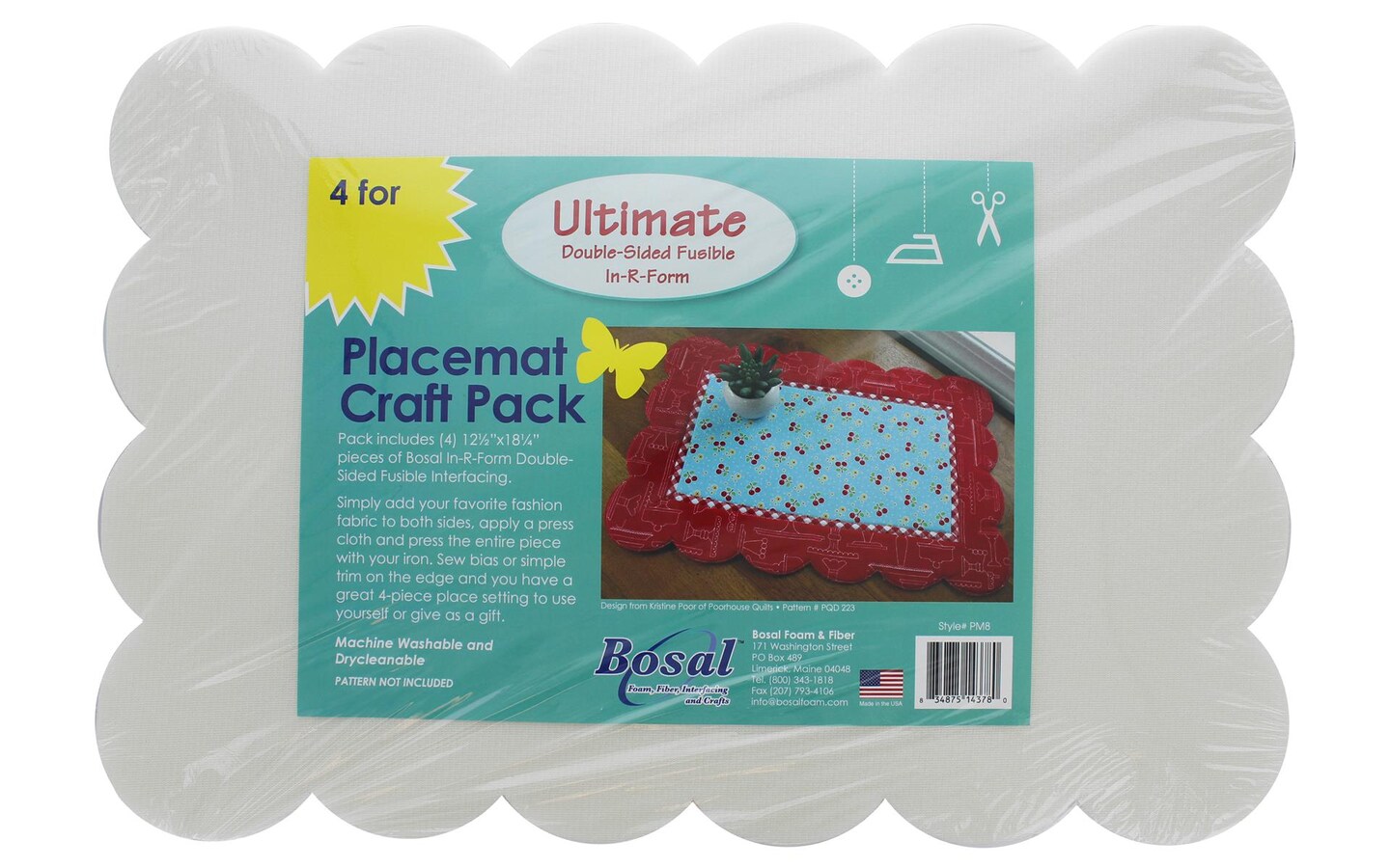 Bosal In-R-Foam Ultimate Fusible Dbl Side Placemat