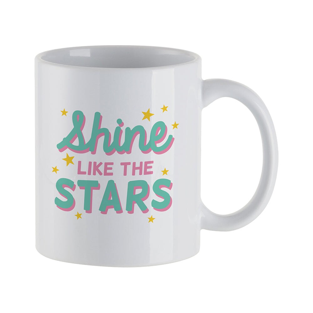 11oz White Ceramic Sublimation Mugs - 6 Pack