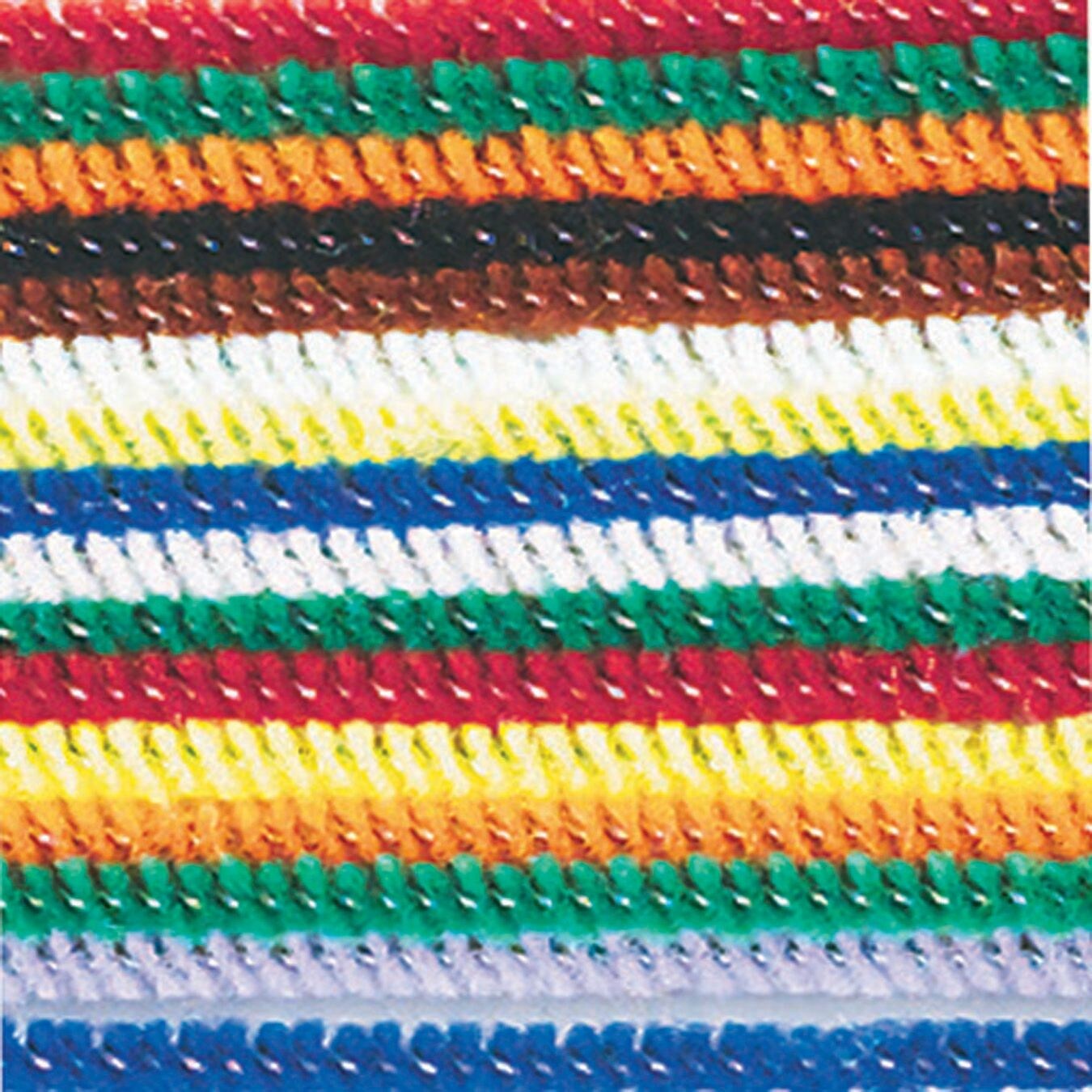 Color Splash!© Chenille Stems, 12" x 3mm, Assorted Colors (Pack of 1000)