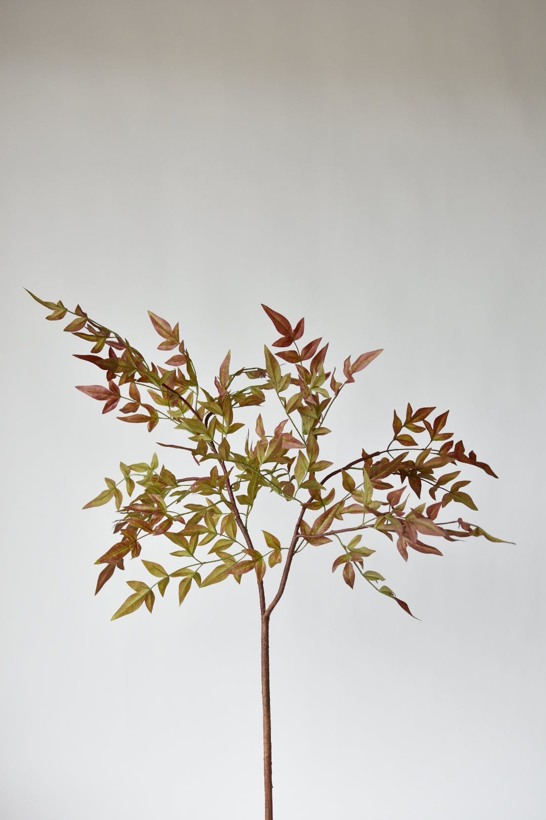 40&#x22; Faux Nandina Fall Foliage - Green/Burgundy