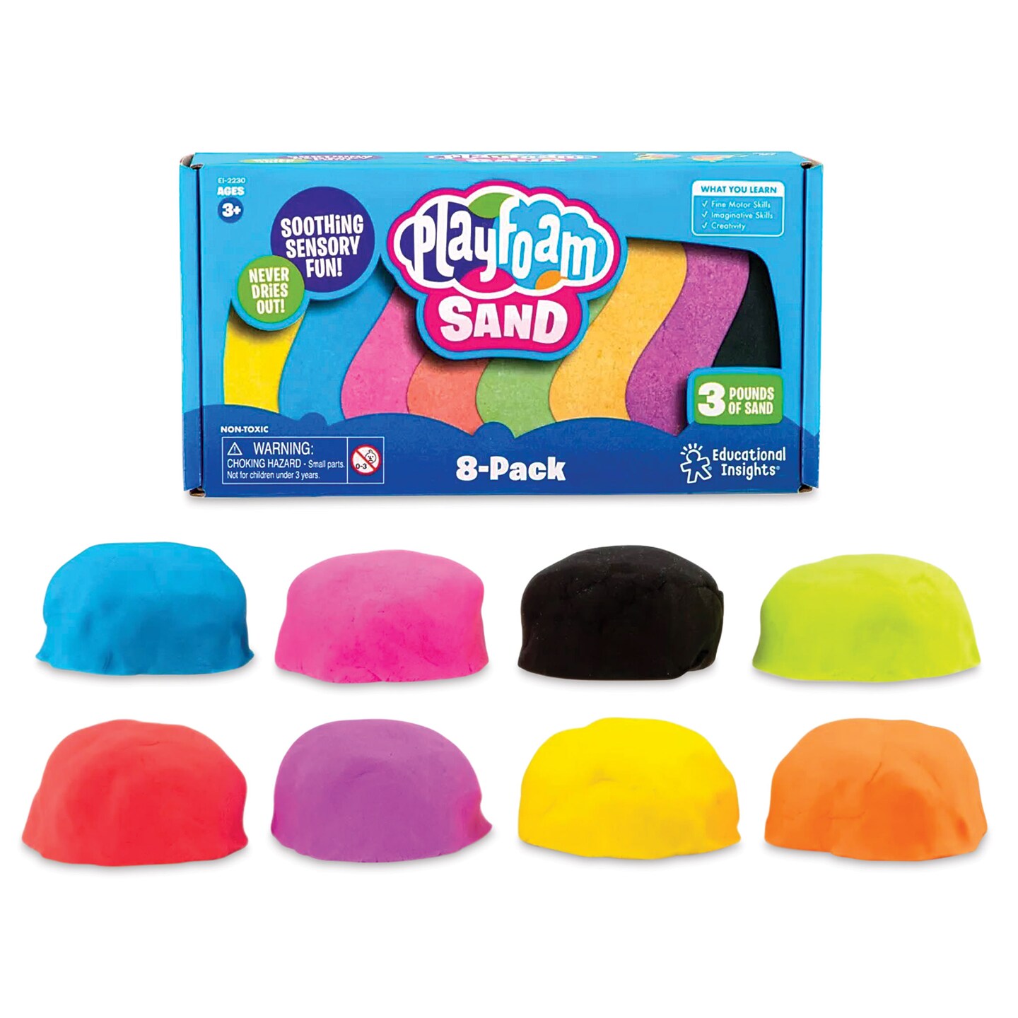 Educational Insights Playfoam Sand - Set of 8