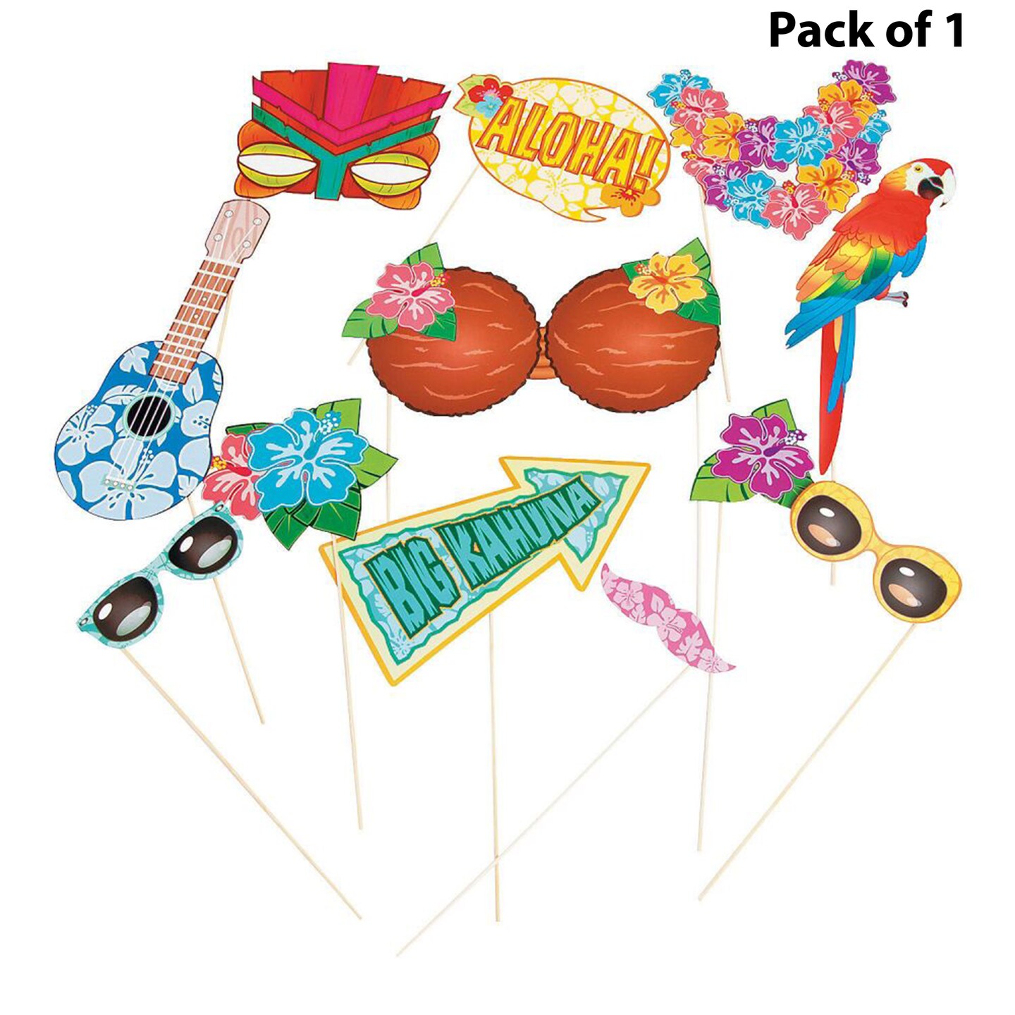 Photo Booth Stick Prop | Party Supplies | Assorted props 12 x 15 | MINA&#xAE;