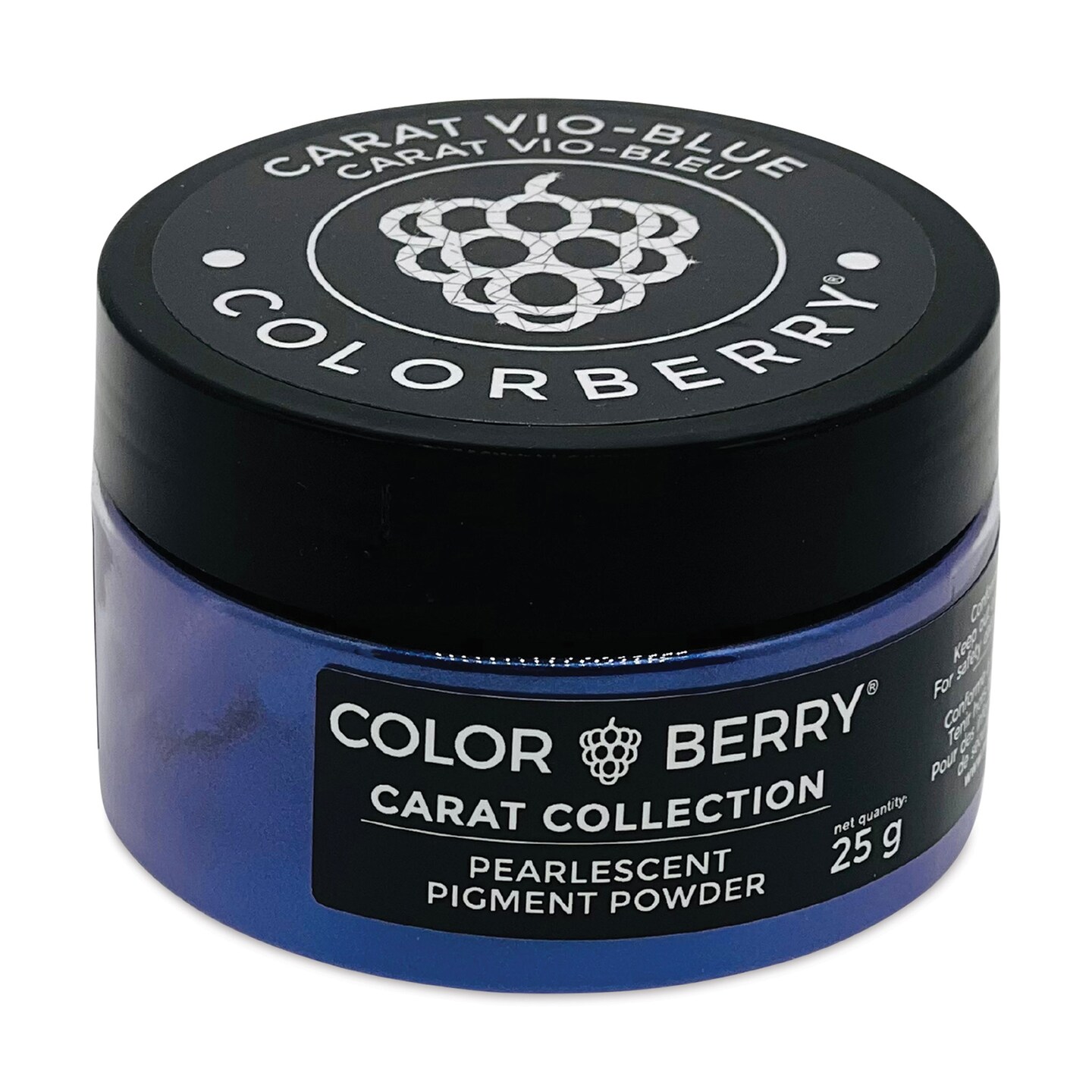 Colorberry Carat Collection Dry Resin Pigment - Vio-Blue, 25 g, Jar