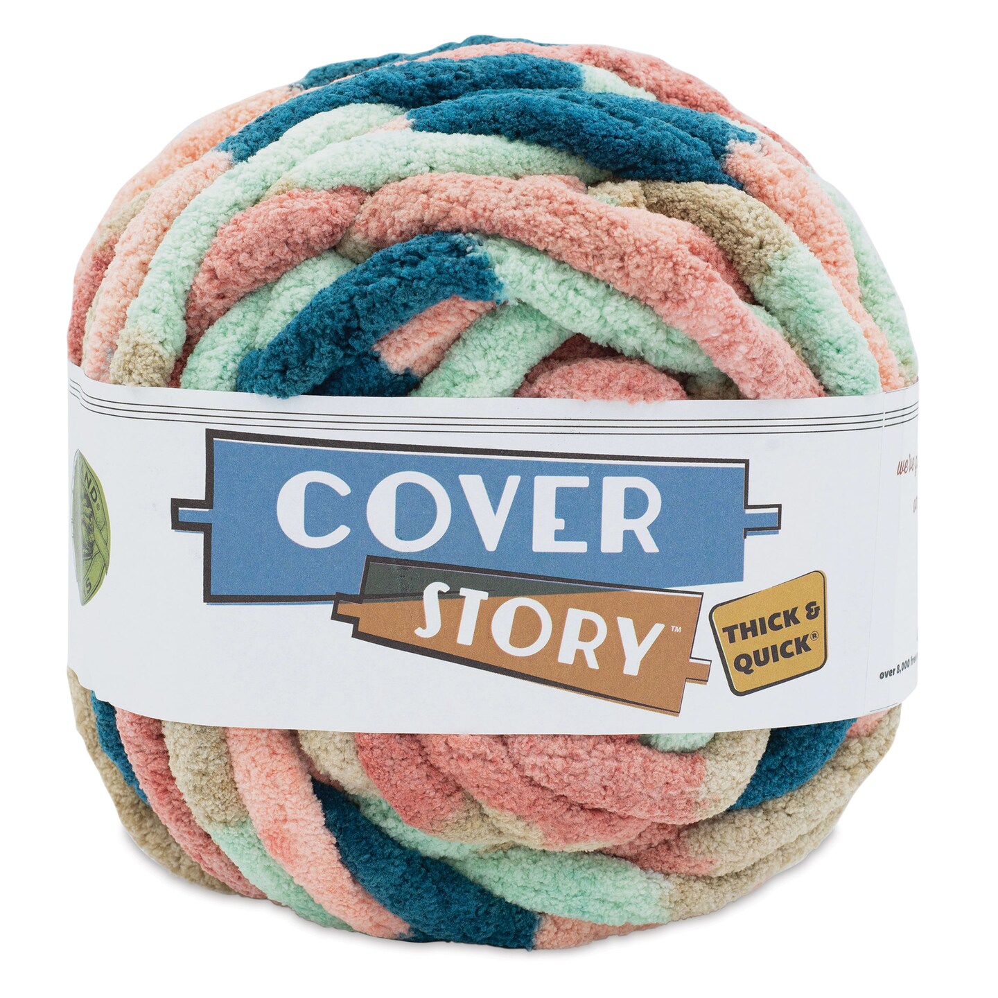 Lion Brand Cover Story Thick &#x26; Quick Yarn - Mountain Dawn, 39 yards