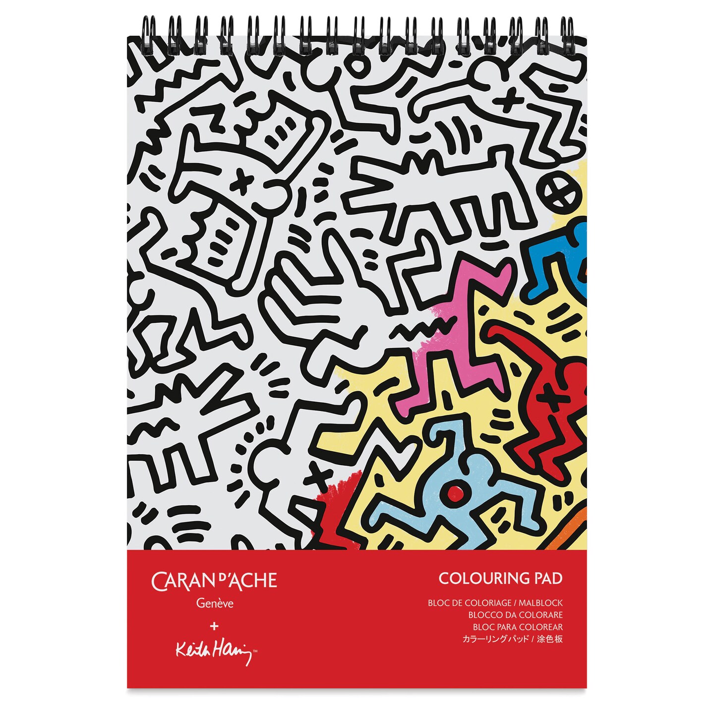 Caran d&#x27;Ache Keith Haring Coloring Pad - 20 Pages