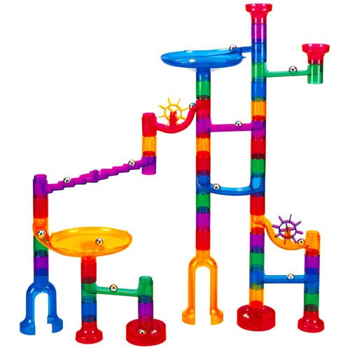 Edushape Transparent Marble Run 48 Piece Michaels