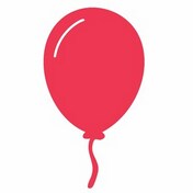 Balloon Vinyl Decal Sticker for tumblers walls cars trucks windows wood