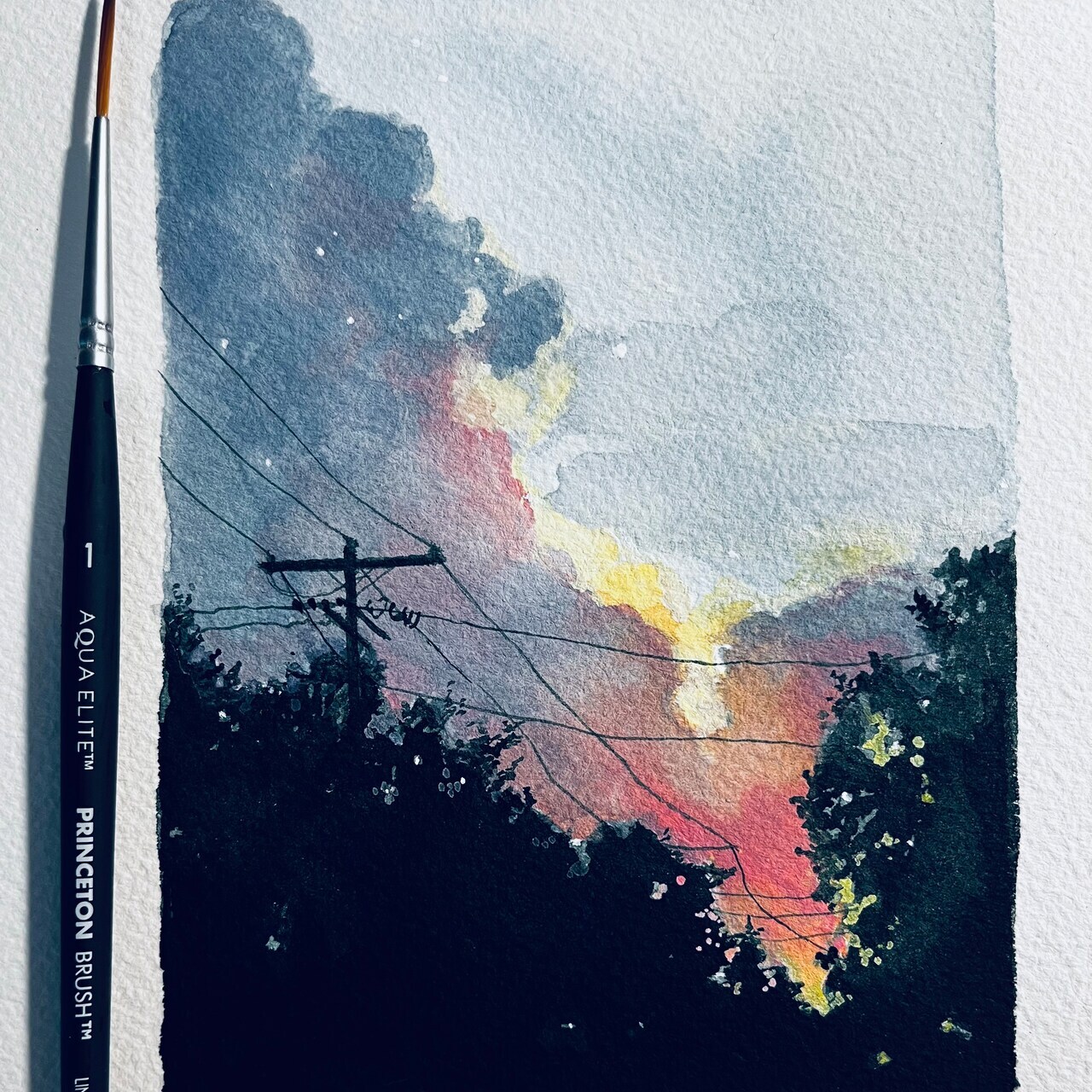 Easy Watercolor Painting, Part II with @AdrienneHo