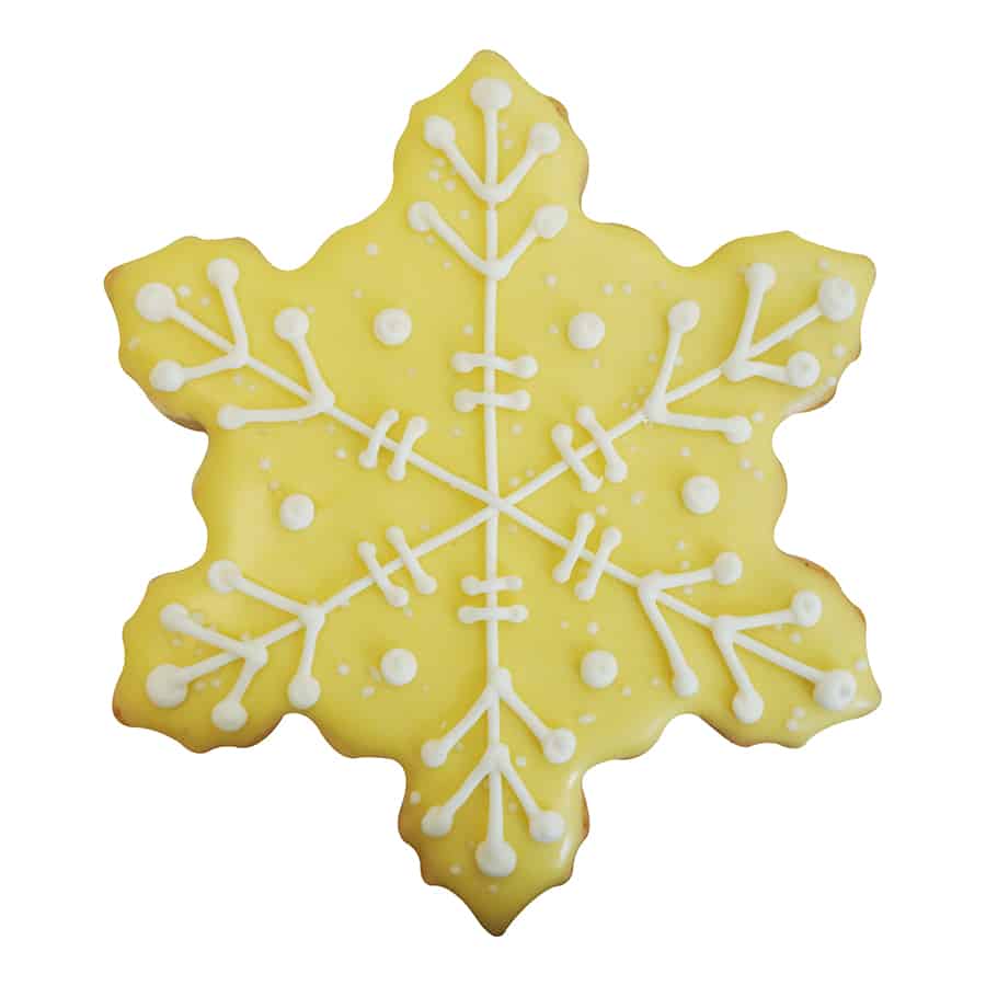 Snowflake Cookie Cutter (White, 4&#x22;)