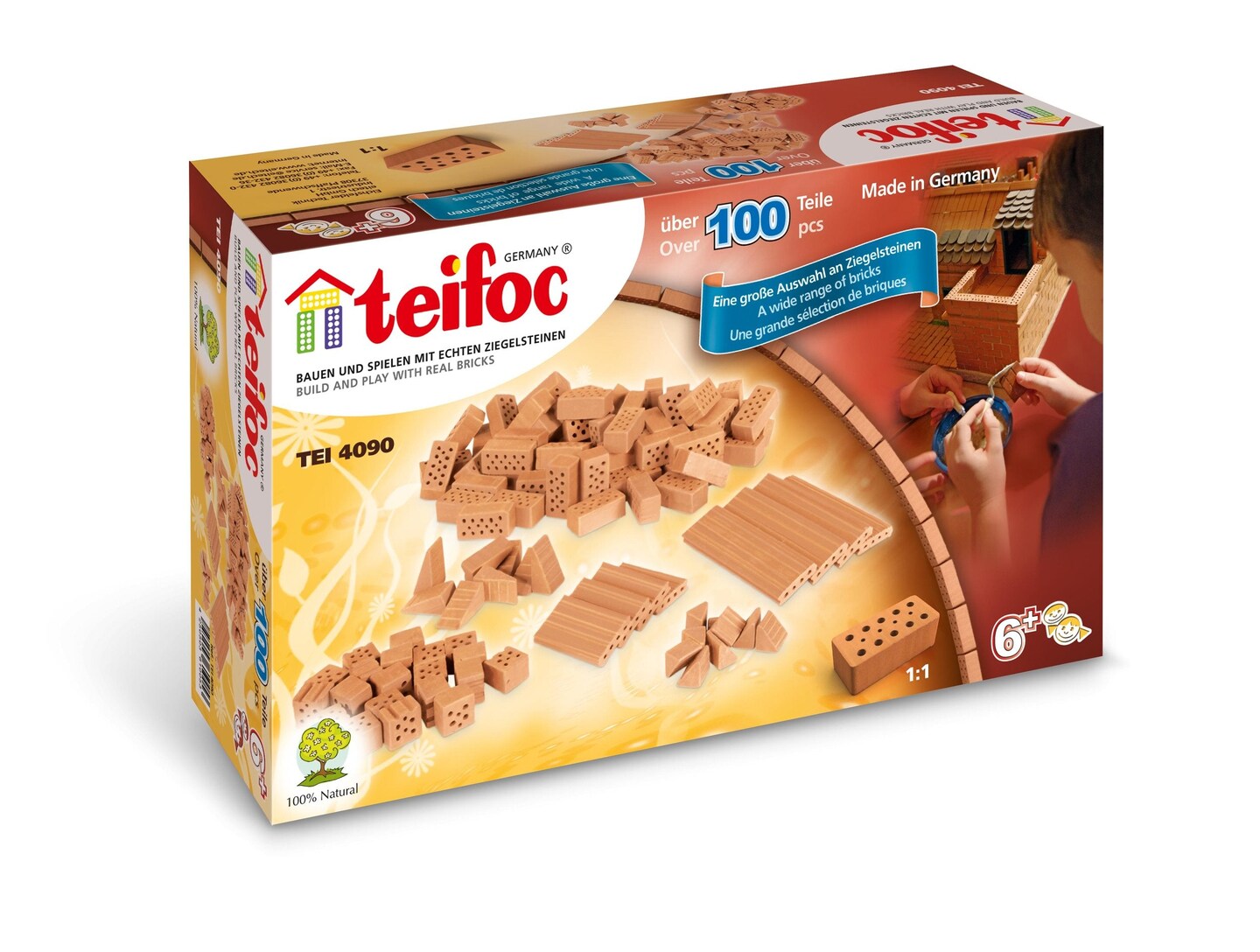 Teifoc Mixed Brick Components Expansion for Teifoc Construction Sets