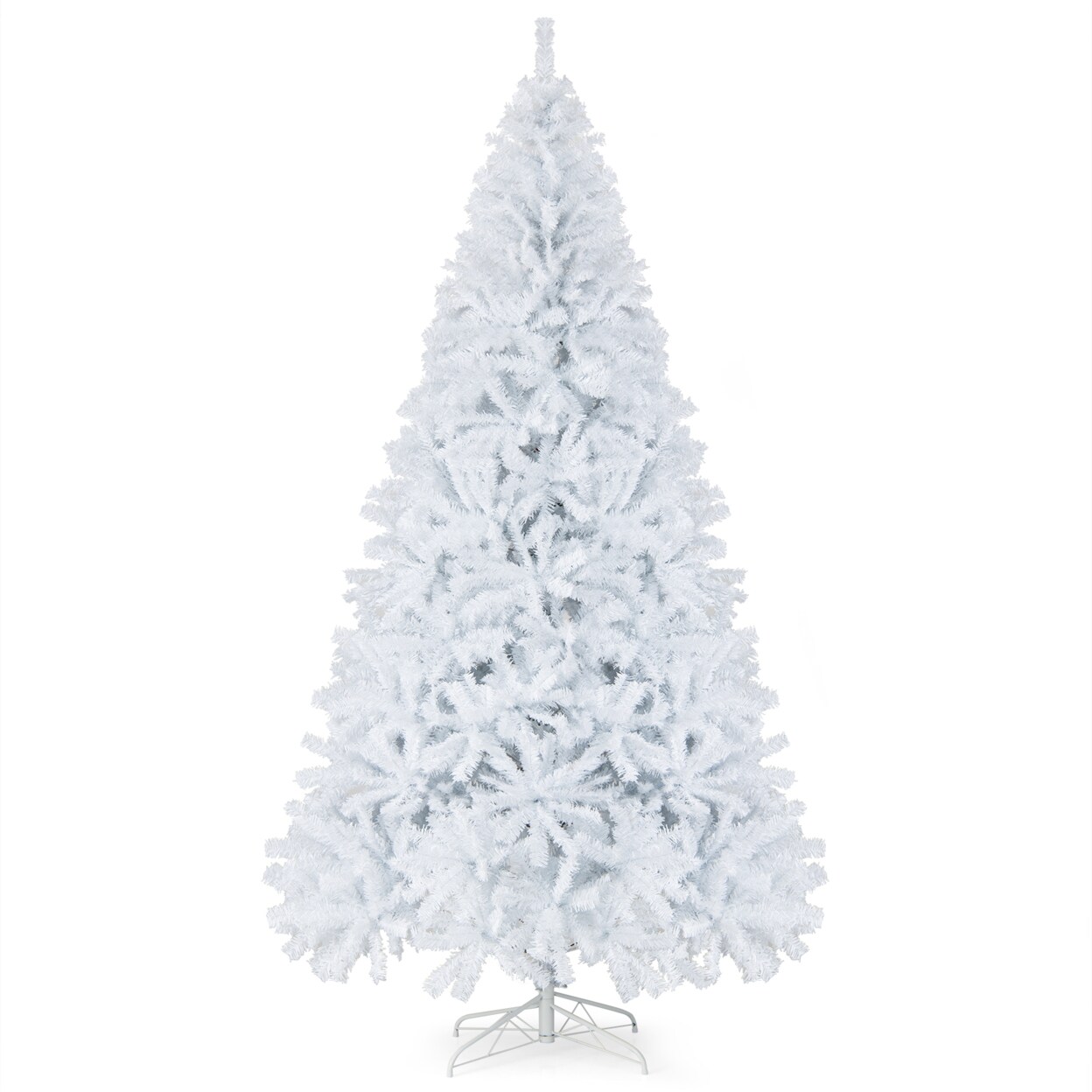 6Ft/ 7.5Ft/ 9Ft White Christmas Tree Classic Pine Tree (White)