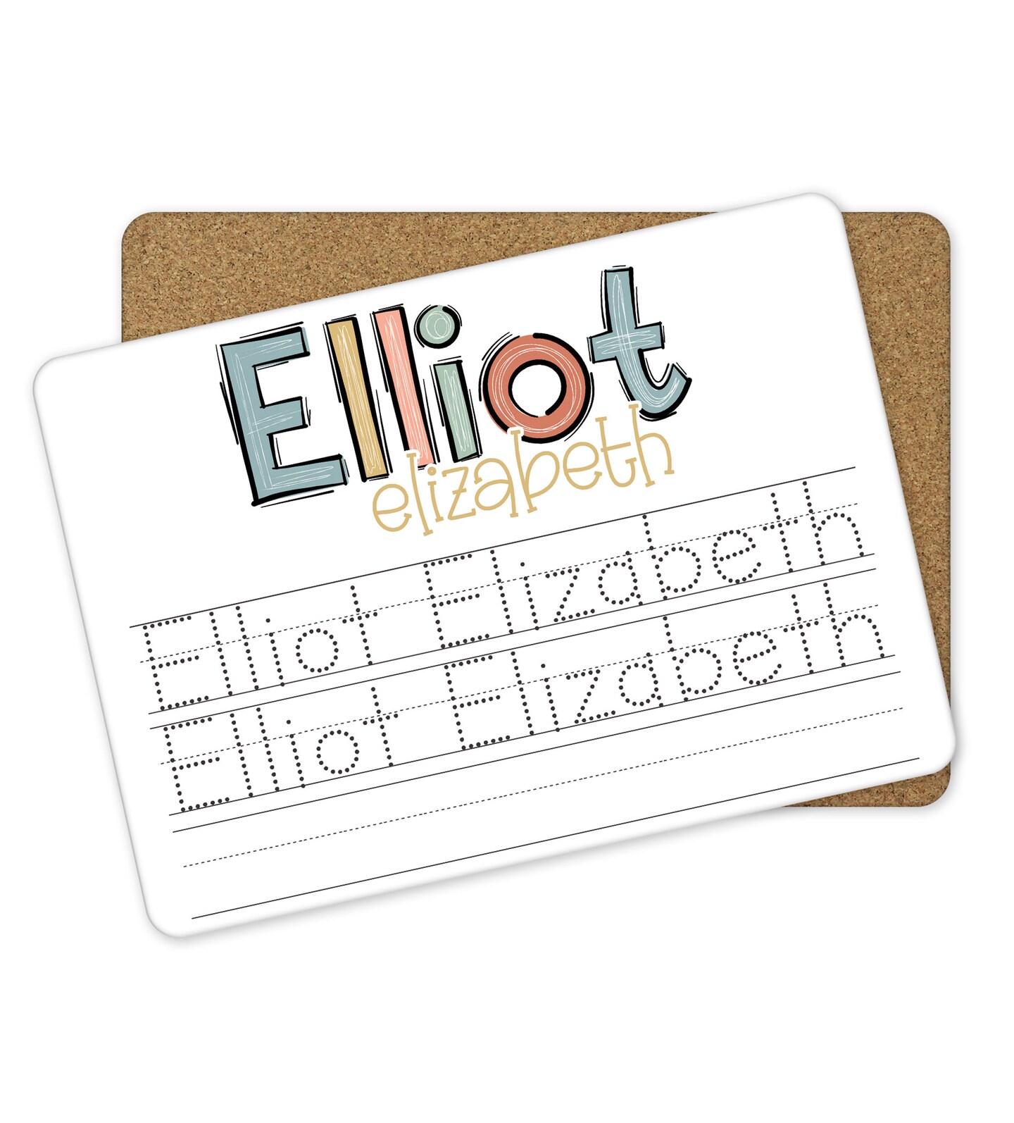 Educational Name Tracing Boards, I can write my name, Dry Erase Board