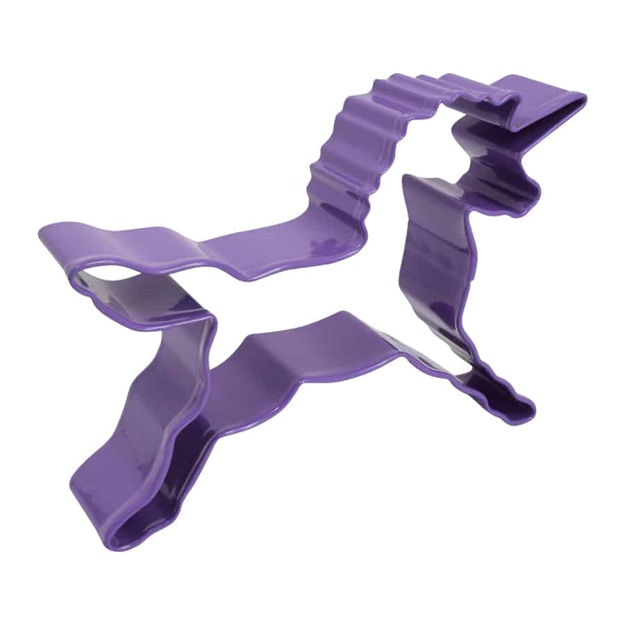 Unicorn Cookie Cutter (Purple, 5.25&#x22;)