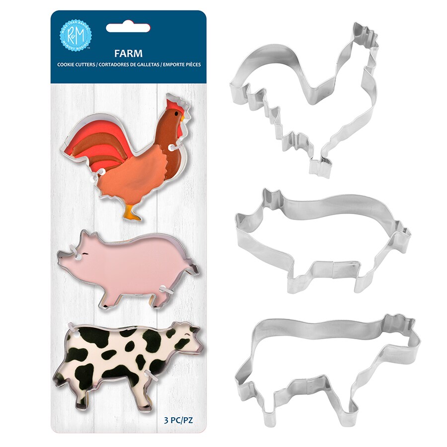 Farm 3 PC Cookie Cutter Set