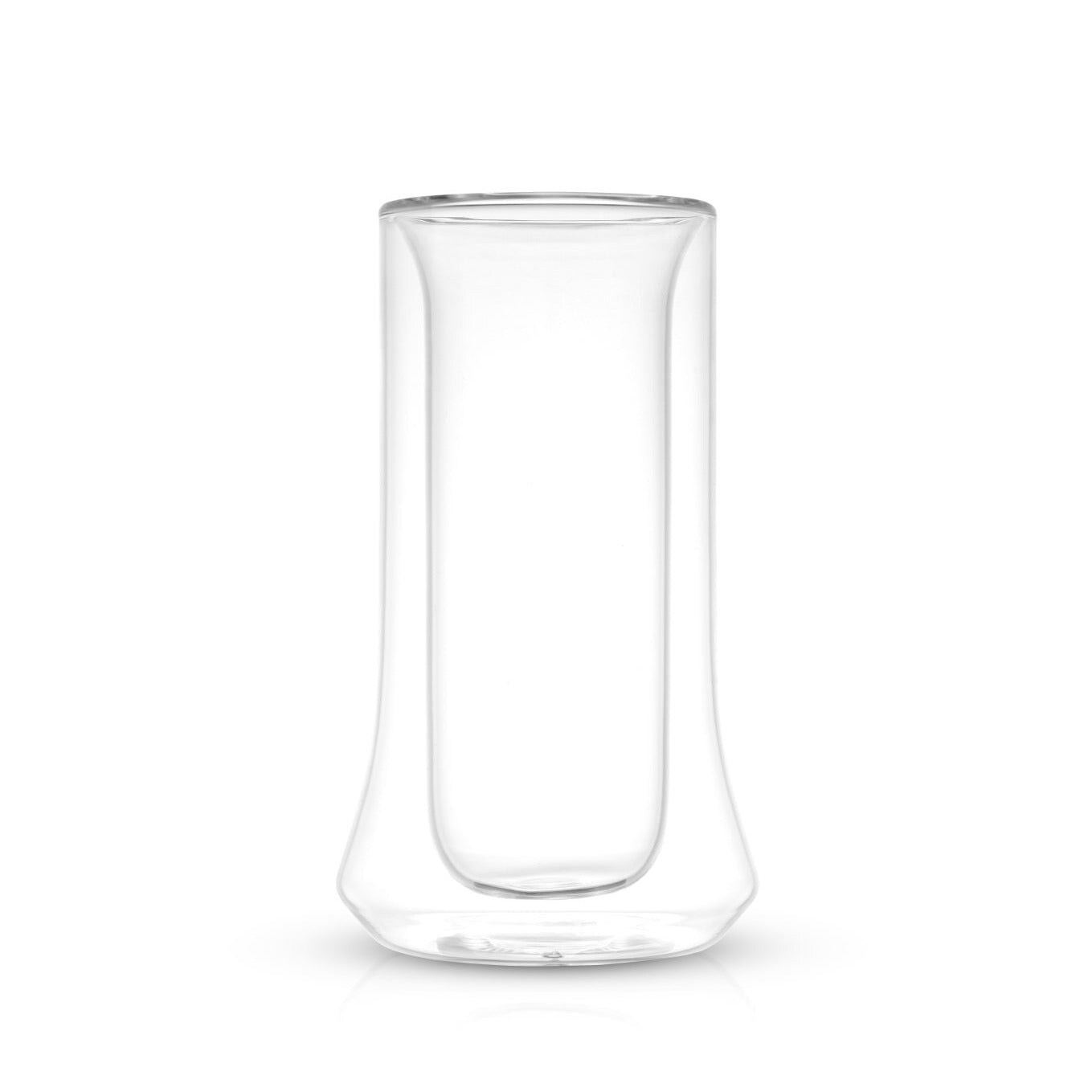 JoyJolt Cosmo Double Walled Whiskey Glasses - Set of 4 Double Wall Tumbler  - 10 oz