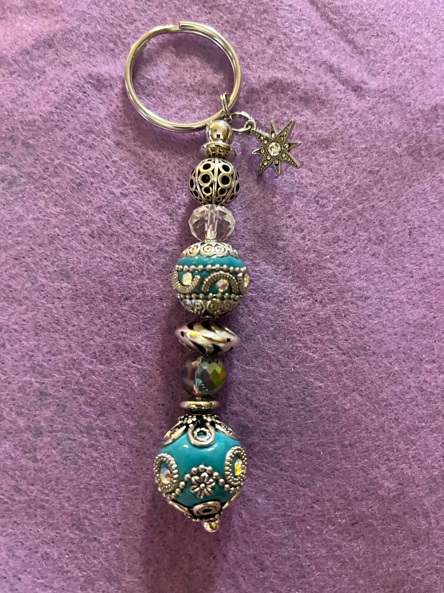 Beaded Keychain Bag Dangle Bag Charm MakerPlace by Michaels